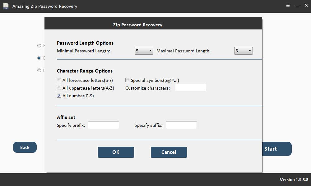 zip password recovery 5.0 registration code