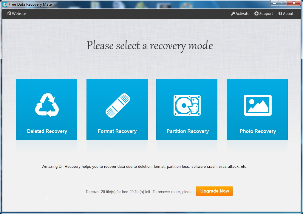 Free media recovery software