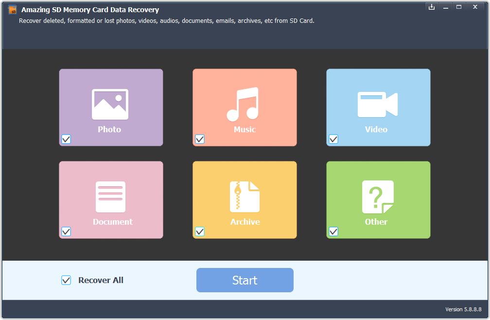 Free SD Memory Card Data Recovery