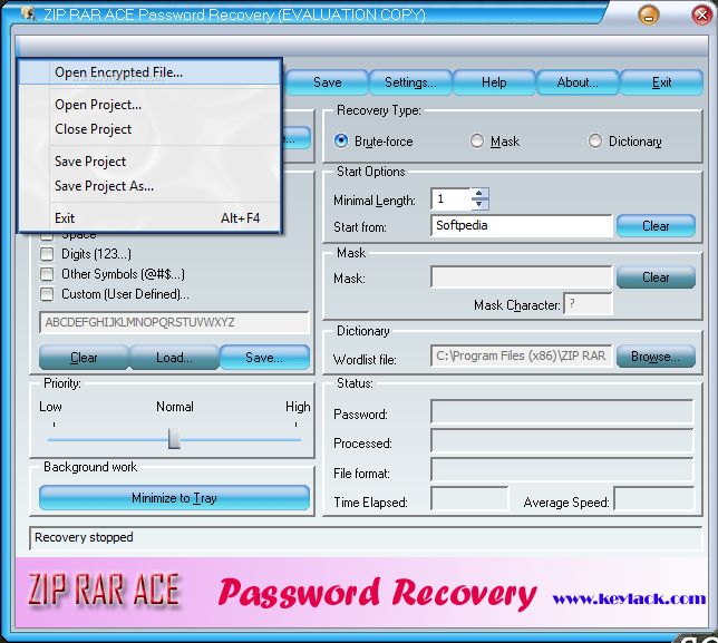 Accent OFFICE Password Recovery 9